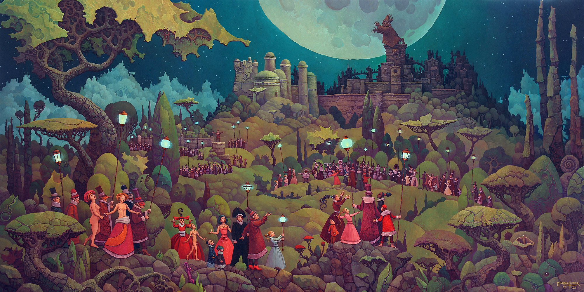 Michael Hutter: Oil Painting and Watercolour, Surreal Dark Art Gallery